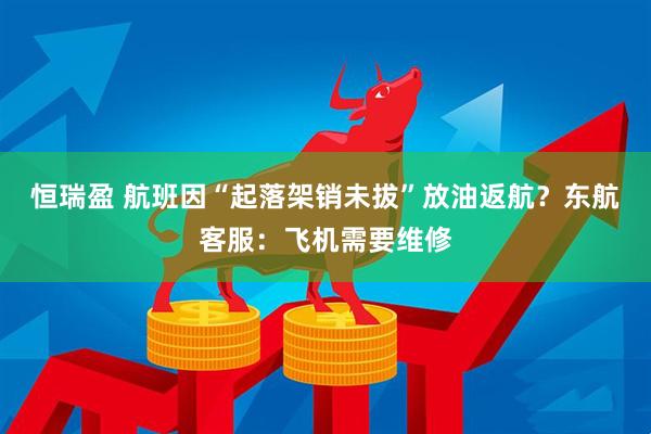 恒瑞盈 航班因“起落架销未拔”放油返航？东航客服：飞机需要维修